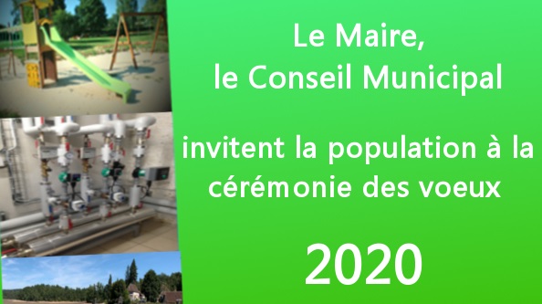Invitation aux voeux 2020